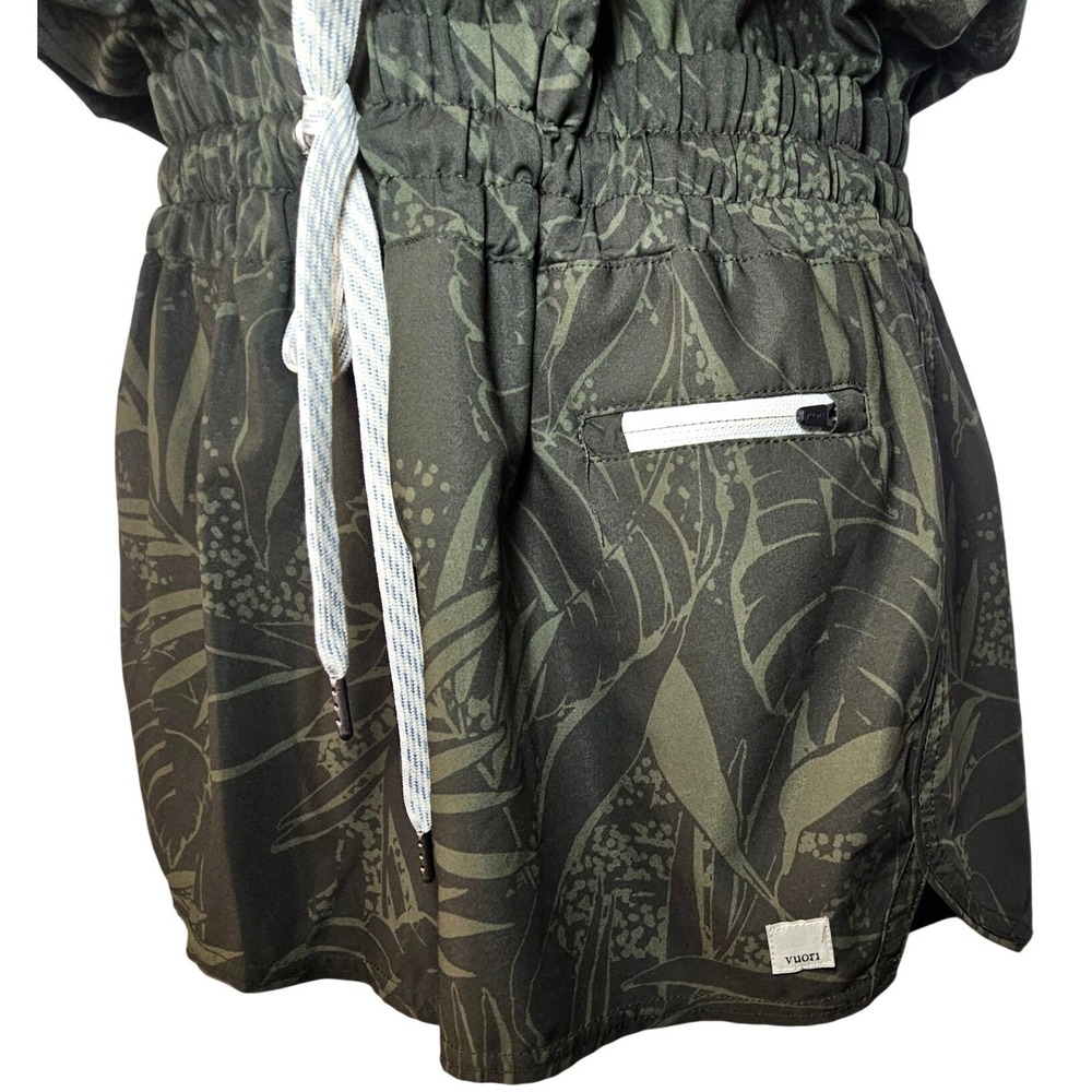 Vuori Racerback Clementine Oregano Rainforest Short Romper Size M - Picture 9 of 9